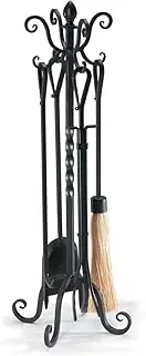 NAPA FORGE Napa Forge Pilgrim Home Hearth 19006 Victorian Fireplace Tool Set, Black, 19006, Black, 33″, 17 lbs