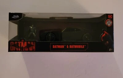 Jada 1:32 2022 The Batman Batmobile w/Batman Figure 32042 Diecast Model Car DC