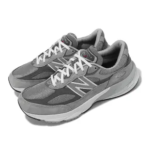 New Balance 紐巴倫 休閒鞋 990 V6 2E 寬楦 男鞋 灰 元祖灰 銀 美製 拼接 反光 運動鞋 NB M990GL62E