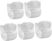 PERSELOSO 5Pcs Reusable Cloth Diapers for Newborns Washable Nappy Pants Breathable and Comfortable for Skin Protection and All Night Dryness