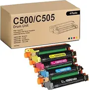Compatible C500-505 Drum Unit Replacement for C500 C505 106R01484 106R01481 106R01482 106R01483 Work with Xerox VersaLink C500N C500DT C500DN C505DN C505S C505X C505XL Printer.(4 Pack)