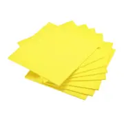 8 Pack 9.84 x 9.84" 5mm Thickness EVA Foam Sheets for Arts Yellow