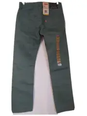 LEVIS 511 SLIM FIT WATERLOG GREEN JEANS SZ 16, 28x28 (33)