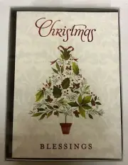 16Pack CHRISTMAS CARDS & Envelopes Family Christian Inside Message & Scripture
