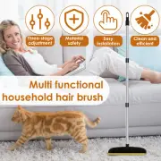Carpet Rake Reusable Pet Hair Carpet Rake with Adjustable Long Handle bevmR❉