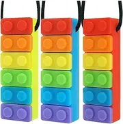 3 PCS Stylish and Sophisticated Chew Toys for Autistic Children, Chew Necklace,Sensory Chew Necklace, Uniquely Designed Chew Necklace, Suitable for Relieving Stress and Improving Concentration