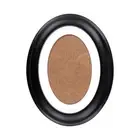 Solid Wood Photo Frame Office Wooden Oval Picture Frames Black Wall