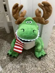 Chewy Brand Dog Toy. Dinosaur, Reindeer, Christmas, Antlers, Plush, Big Dog.