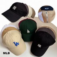 在飛比找momo購物網優惠-【MLB】經典款可調式 棒球帽 MLB 洋基 道奇隊 帽子 