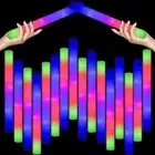 HTPREC 110Pcs LED Foam Glow Sticks Bulk Long Lasting FlashingGiant Light up F...