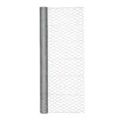 Garden Craft Woven Chicken Wire 150 ft x 72" Galvanized w/ 2" Openings Silver
