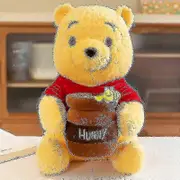 New Winnie The Pooh Plush Cute Cartoon Stuffed Plushie Big Bear Doll Anime Plush Pillow Toys Honey Pot Pooh Kid For Gift