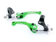 ASV F4 Lever Set Green Suzuki DR-Z110 03-05 DR-Z125 (drum) 03-23