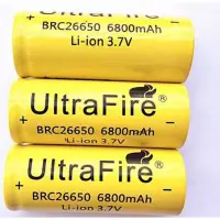 在飛比找蝦皮購物優惠-UItra Fire  26650 電池 6800mah