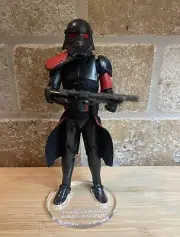 Star Wars Black Series Purge Trooper (Phase II Armor) Acrylic Base **NO TOY**