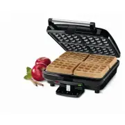 Cuisinart - Stainless/Black 4 Slice Belgian Waffle Maker