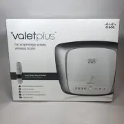 CISCO Valet Plus (M20) 300 Mbps 4-Port Gigabit Wireless N Router-WINDOWS or MAC