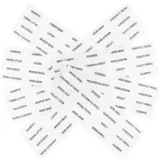 10 Pcs Travel Labels Water Proof For Jars Skin Care Product Bottles