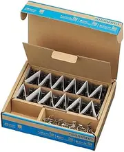 SHIMANO L05A-RF disc Pads and Spring, Alloy Back with Cooling fins, Resin, Box of 25