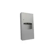 Metlam Paper Towel Dispenser with Waste Receptacle Stainless Steel ML710_REC_MK2