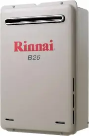 Rinnai Builders 60°C 26L Instant Hot Water System B26L60A B26 *LPG GAS*