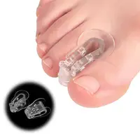 在飛比找momo購物網優惠-【DAYOU】los1256貳組新款腳趾分趾器拇指外翻矯正器
