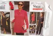 Vogue 1927 Maternity Sewing Pattern Tunic Jacket Jumper Pant Vest Uncut 12 14 16