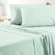 Sheridan Everyday Cotton 250TC Sheet Set in Mint Size: King Single