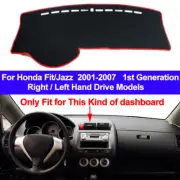 Car Dash Mat Dashboard Cover Carpet For Honda Fit Jazz 2001- 2004 2005 2006 2007 (for: Honda)