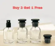 Empty Refillable Travel Glass Perfume Bottle With Spray Atomizer 30 ml
