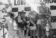 Third placed Patrick Depailler Tyrrell and race winner Carlos- 1978 Old Photo
