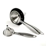 Norpro 2175 Stainless Steel Funnel Set with Handle, Gray