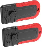 GARVALON 2pcs Non Scratch Car Film Scraper Kit for Window Tint Adhesive Removal and Vinyl Wrap Ergonomic Design for Easy Handling Gentle Glass and Plastic Essential Automotive Tool