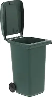 DOITOOL Trash Can Pen Holder Countertop Desktop Storage Can Office Home Tiny Garbage Bin Party Practical Trash Can Small Mini Trash Office Desk Food Waste Bin Plastic Dark Green