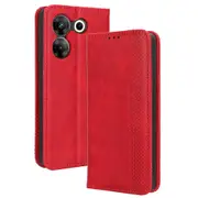 For Transsion Tecno Camon 20 Pro 5G CK8n Retro PU Leather Phone Case Drop-proof Stand Wallet Cover