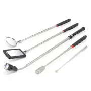 Telescoping Magnetic Pickup Tool Set-Extendable Magnet Flashlight with3130