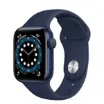 蘋果APPLE WATCH SERIES 6 GPS 44MM 藍色鋁金屬錶殼配藍色運動型錶帶
