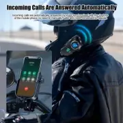 Bluetooth Motorcycle Helmet Headset Wireless Call Motorbike Headphone W/ Camera