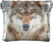 [ODAWA] Cute Cartoon Unicon Coin Purses Key Holder Bags, Change Purse for Men Women, winter wolf, one size, Winter Wolf
