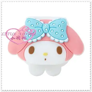 小花花日本精品♥ Hello Kitty 美樂蒂 捲線器 耳機 集線器 捲線器 收線器 粉色趴姿 00410007