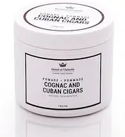 Cognac and Cuban Cigar Hair Pomade | Henri et Victoria | Hand Made | Strong Hold and Medium Shine | | 118g 4oz
