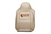 08 Ford F350 Lariat F250 Driver Lean Back Synthetic Leather Seat Cover Camel Tan