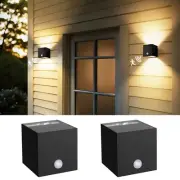 Solar Wall Lights Outdoor Waterproof IP65, 3 Lighting Modes Solar Motion Ligh...