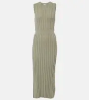 [Varley] Varley Florian cotton midi dress AU 14 green