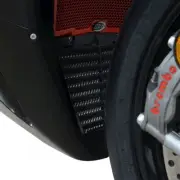 R&G Black Oil Cooler Guard For 20-23 Honda CBR1000RR-R Fireblade SP CBR10SPM