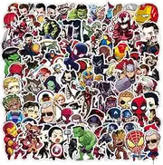 Teens Hero Stickers[100pcs] Waterproof for Decal,Laptop Hydro Flask Water Bottle Car Cup Computer Guitar Skateboard Luggage Bike Bumper, Kid/Teen Gift