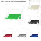 Replacement 3 Seater Swing Seat Cover Garden Waterproof Chair Cushion Pads Cover