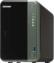 QNAP TS-253D-4G 2 Bay NAS for Professionals with Intel Celeron J4125 CPU and Two 2.5GbE Ports