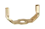 B&P Lamp Nickel Lamp Harp Bases 1/8IP