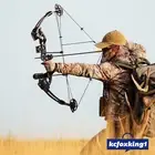 RH Compound Bow Arrow Set Archery Bow Hunting Target Shooting Fishing 20-55lbs
